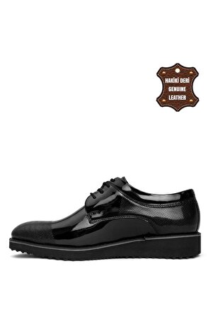 Elit BtPV684 Erkek Hakiki Deri Klasik Ayakkabı Siyah