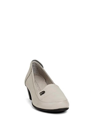 Mammamia D24YA-3840 Kadın Klasik Topuklu Ayakkabı Gri