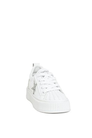 Elit BtnDVM01 Kadın Klasik Sneaker Beyaz