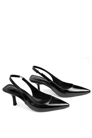 Miss Park Moda PM492 K601 Kadın Topuklu Ayakkabı Siyah