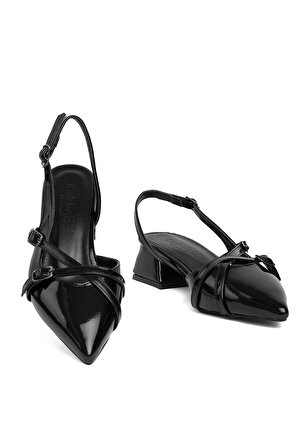 Miss Park Moda PM539 K32 Kadın Topuklu Ayakkabı Siyah