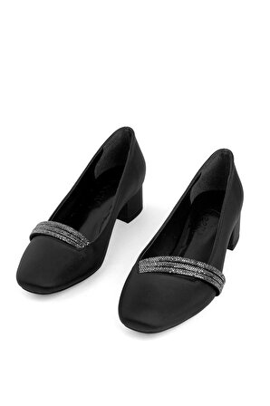 Beety BY18.118 Kadın Klasik Topuklu Ayakkabı Siyah