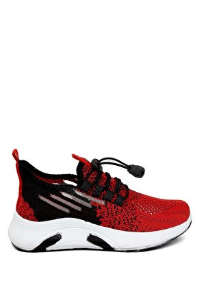 Elit EYL507 Filet Erkek Çocuk Yürüyüş Ayakkabısı Siyah - Kırmızı