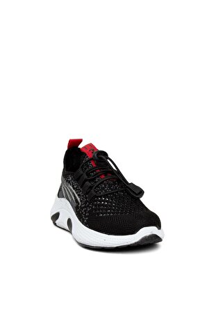 Elit EYL507 Patik Erkek Çocuk Yürüyüş Ayakkabısı Siyah - Kırmızı