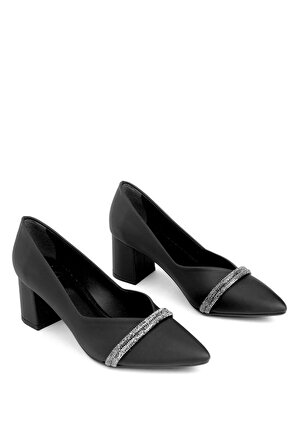Beety BY18.911 Kadın Klasik Topuklu Ayakkabı Siyah