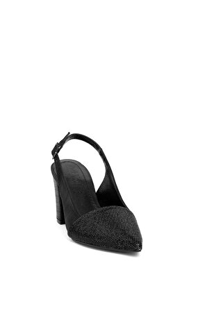 Miss Park Moda PM172 K829 Kadın Topuklu Ayakkabı Siyah