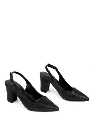 Miss Park Moda PM172 K829 Kadın Topuklu Ayakkabı Siyah