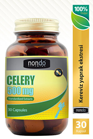 Celery Kereviz Ekstresi 500 mg 30 Kapsül