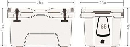 Icepeak Aden Buzluk 65 Litre