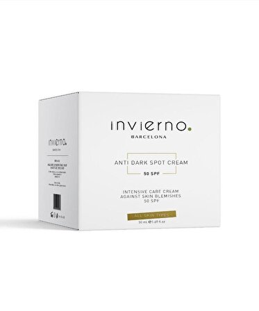 Invierno Barcelona LLC Anti Dark Spot Cream SPF50 50 ML