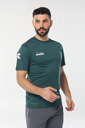 Diadora Nacce Erkek Koyu Yeşil T-Shirt - 16TSR05