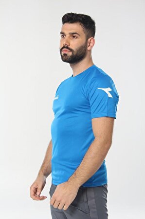 Diadora Nacce Erkek Mavi T-Shirt - 16TSR05