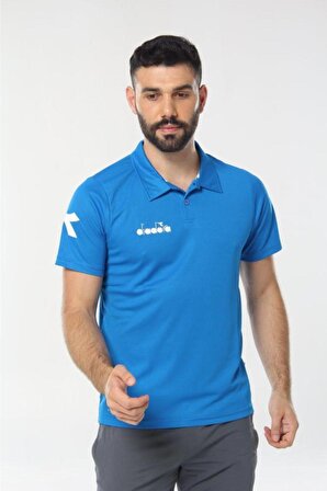 Diadora Nacce Mavi Polo Yakalı T-Shirt  -  1TSR06-Mavi