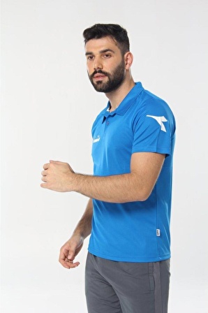 Diadora Nacce Mavi Polo Yakalı T-Shirt  -  1TSR06-Mavi