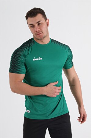 Diadora Ritim Bordo Antrenman T-shirt Yeşil