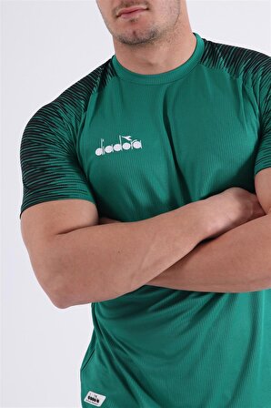 Diadora Ritim Bordo Antrenman T-shirt Yeşil