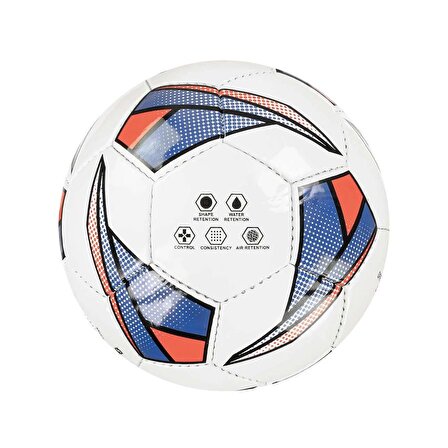 Diadora 4060205 Bronze Futbol Topu Beyaz-Mavi-Kırmızı