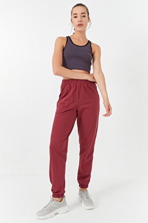 Açık Mor Basic Sıfır Kol Dar Kalıp U Yaka Kadın Crop Top - 97162 | S