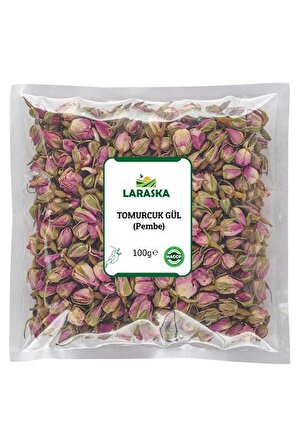 Laraska Organik Tomurcuk Gül -kuru Gül Goncası (GÜL ÇAYI) - Pembe 100g-dried Rose Buds Kuru Gül Goncası-100g