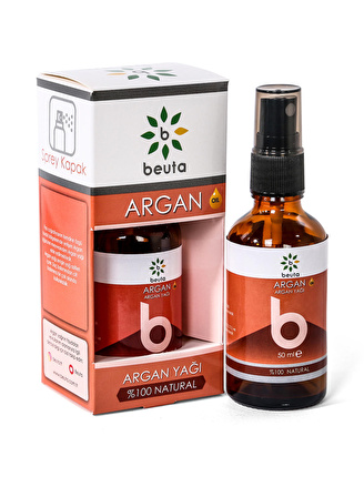 Beuta Argan Yağı % 100 Doğal 50 ml - Sprey Kapak