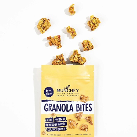 Munchey 3'lü Granola Bites Badem 40 gr