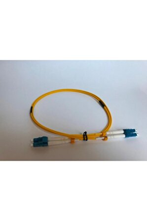 Fiber Optik Patch Kablo LC/LC Dubleks SM 3mt Patch Cord Sarı