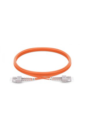 Fiber Optik Patch Kablo SC/SC Dupleks MM 10mt Patch Cord OM2