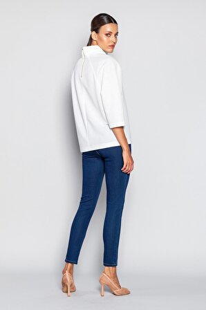 Mavi Super Yuksek Bel Dar Paçalı Denim Pantolon | 34
