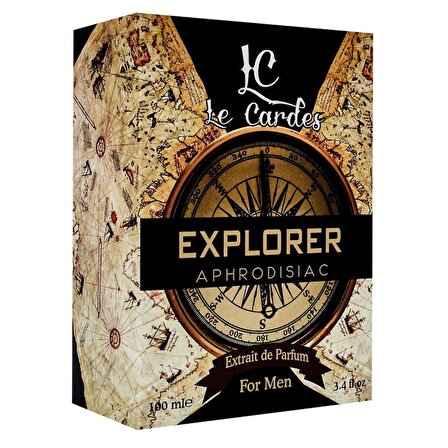 Le Cardes Explorer Aphrodisiac Extrait De Parfüm 100 ml Erkek Parfüm