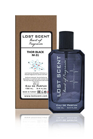 Lost Scent M31 Thor Black Eau De Parfüm ( Black Orchid ) 100ml Erkek Parfüm