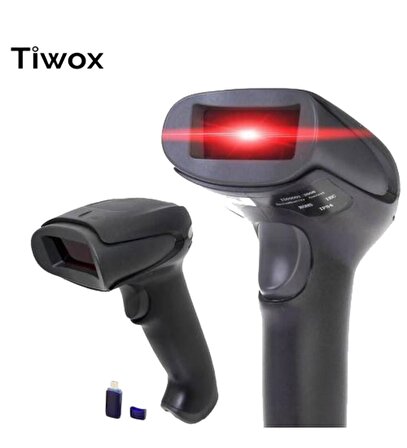 Tiwox VSK-118+ 2D Karekod Barkod Okuyucu + Mini USB Dongle 