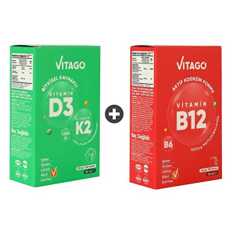 2’li-Vitago Vitamin D3+Vitago B12