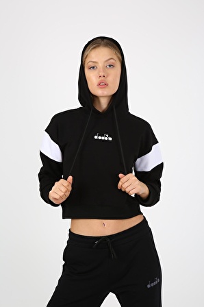 Diadora 176473-80013 W Lifestyle Crop Hoody Kadın Sweatshirt