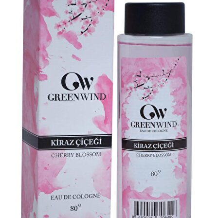 Greenwind Japon Kiraz Çiçeği 80 Derece Pet Şişe 400 ml Kolonya