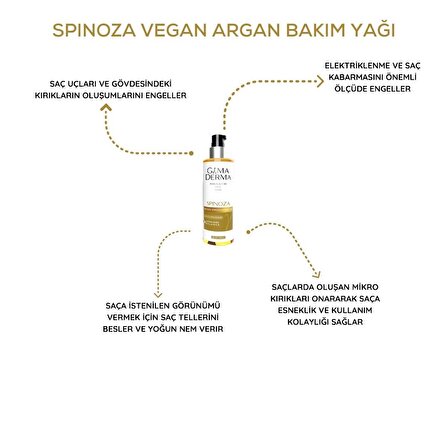 Spinoza Vegan Argan Saç Bakım Yağı