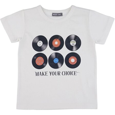 Best Kids Plak Baskılı T-Shirt BEST-12514534
