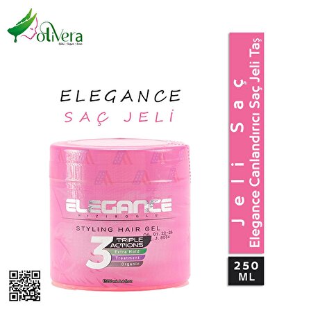 Elegance - Taş Saç Jeli 250 ml