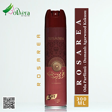ROSAREA - Oda Parfümü - Dumanlı Agarwood Kokusu 300 ml