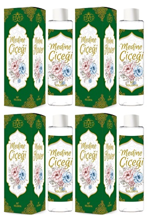 Esved Medine Çiçeği 80 Derece Pet Şişe 400 ml 4 Adet Kolonya