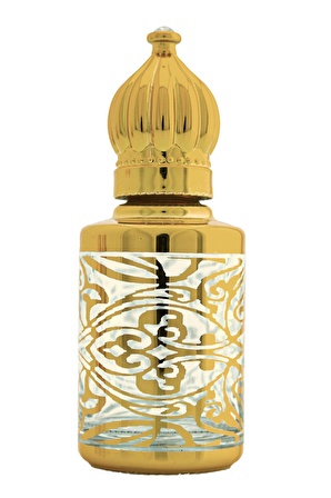 Parfüm Esans Cam Şişesi Gold Boş Esans Şişesi 10 Ml. Premium 9694-10ML-1