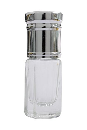 Parfüm Esans Cam Şişesi Gümüş Boş Esans Şişesi 3 Ml. 10 Adet Premium A103-3ML-4