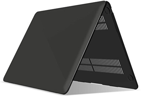 Codegen Apple 13" Macbook Pro 2020 (M1) A2338 Siyah Kılıf Koruyucu Kapak CMPTM-133B