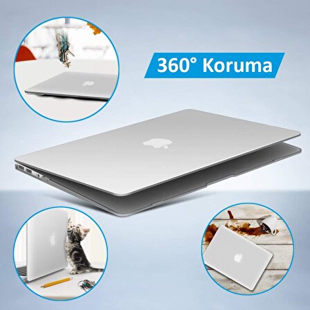 Apple 13" Macbook Pro A2338 M1 Kamuflaj Kılıf Koruyucu + Ekran Filmi CMPTM-133CF