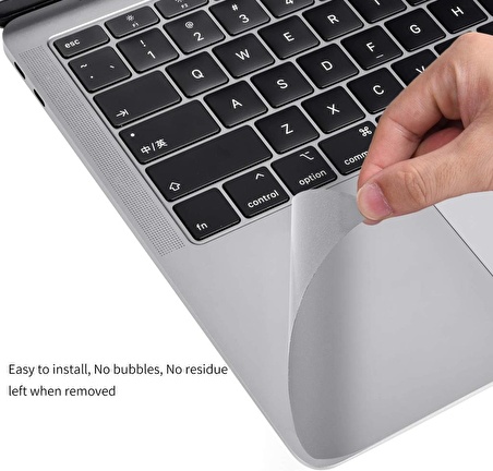 Codegen Apple 13" Macbook Air A1932 A2179 A2337 Silver Trackpad Koruyucu Sticker Etiket