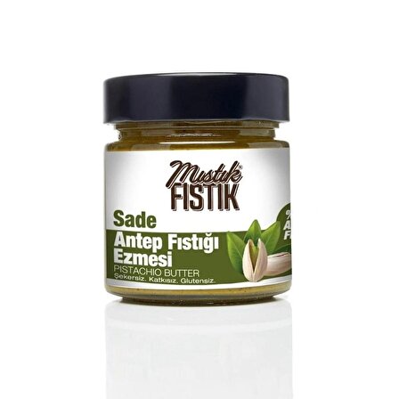 Mıstık Fıstık Sade Antep Fıstığı Ezmesi 200 gr