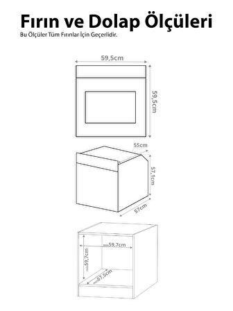 ALVEUS MFA 615 INOX  (TURBO+SOĞUTMA FAN) ANKASTRE FIRIN