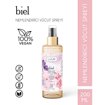 Biel Vücut Spreyi Etkileyici, Uzun Süre Kalıcı Koku, Nemlendiricili 200 ml 8683023000909 BVS200