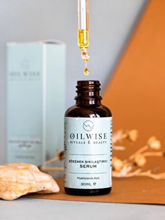 Oilwise Gözenek Sıkılaştırıcı Serum (Hyalüronik Asit, Gül Uçucu Yağı ve Kuşburnu Çekirdeği Yağı İçeren)