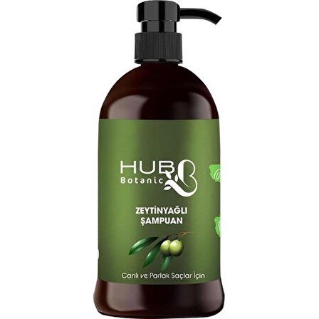 Hubb Botanic Zeytinyağlı Tuzsuz Şampuan 700 ml
