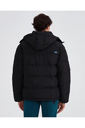 Skechers Erkek Mont Siyah M Outerwear Padded Jacket Erkek Siyah Mont S232432-001